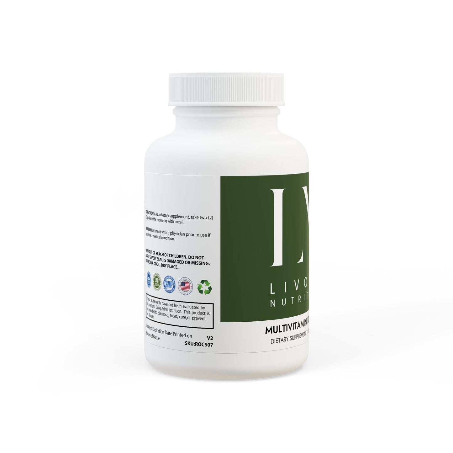 Multivitamin for Men Supplement (60 Capsules)