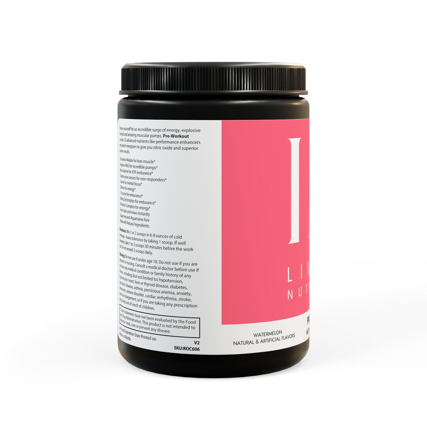 Pre-Workout Supplement, Watermelon (300g, 10.58oz)
